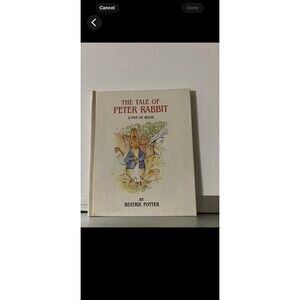 The Peter Rabbit Pop Up Book 1988 Beatrix Potter Warne & Co All Working HC